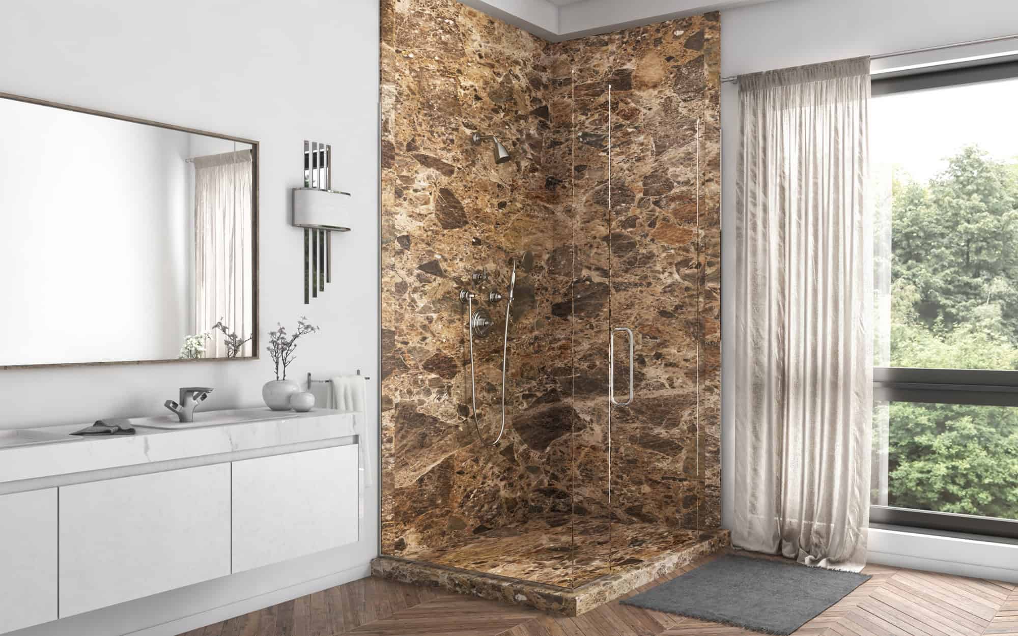 New Bath Expo Shower Wall Design