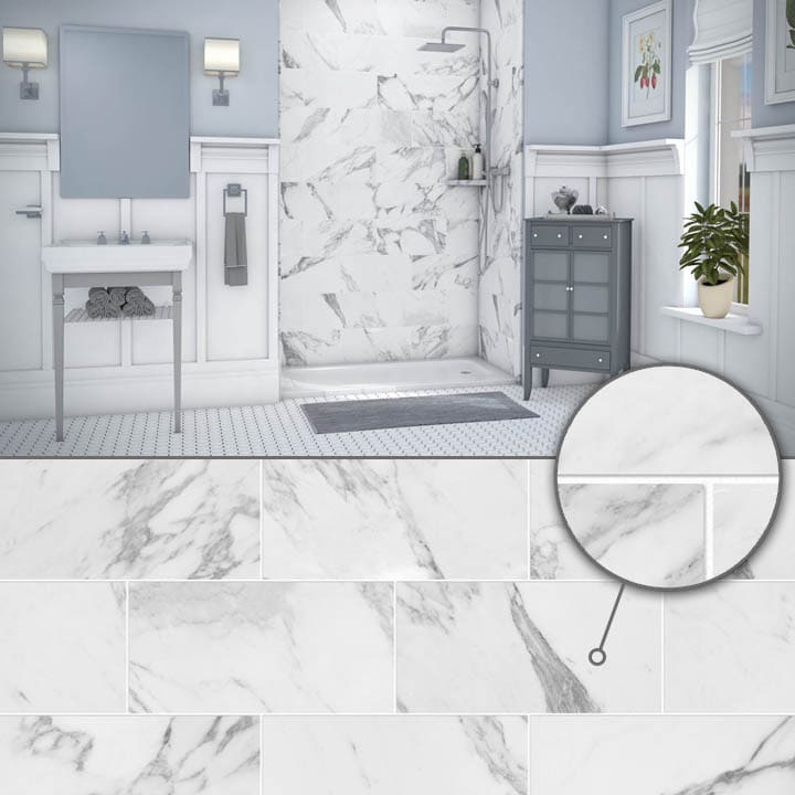 Calacatta White 10×20