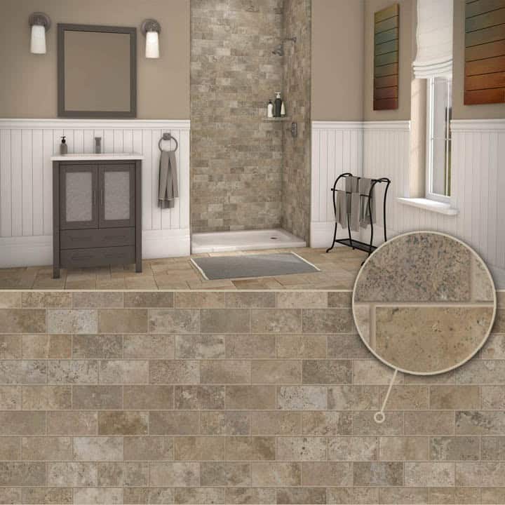 Mocha Travertine 3×6